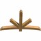 Ekena Millwork Alberta Rough Sawn Timber Gable Bracket, Western Red Cedar, 60"W x 38"H x 4"D x 4"F, 15/12 Pitch GBW060X38X0404ALB00RWR - alternate 4